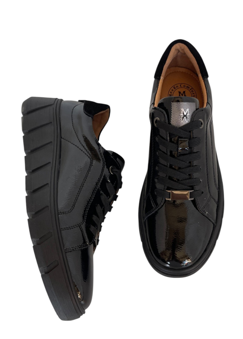 Meego Туфлі чорний з натуральна шкіра, румунія — демісезон (362387965)