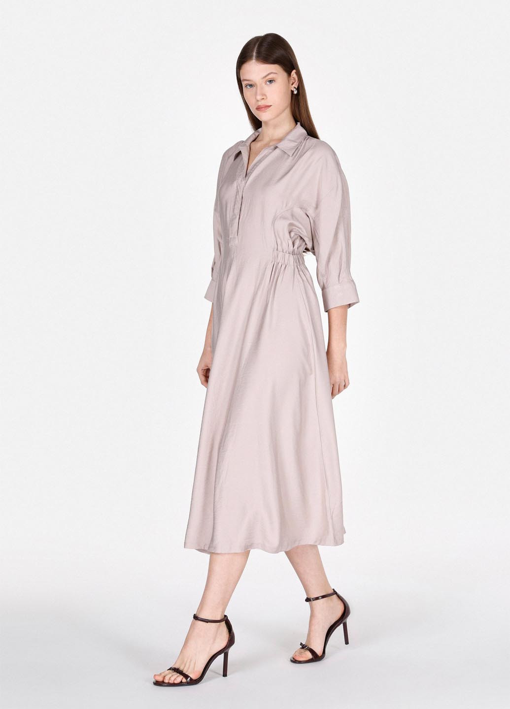 Пудрова кежуал сукня кльош Colin's однотонна