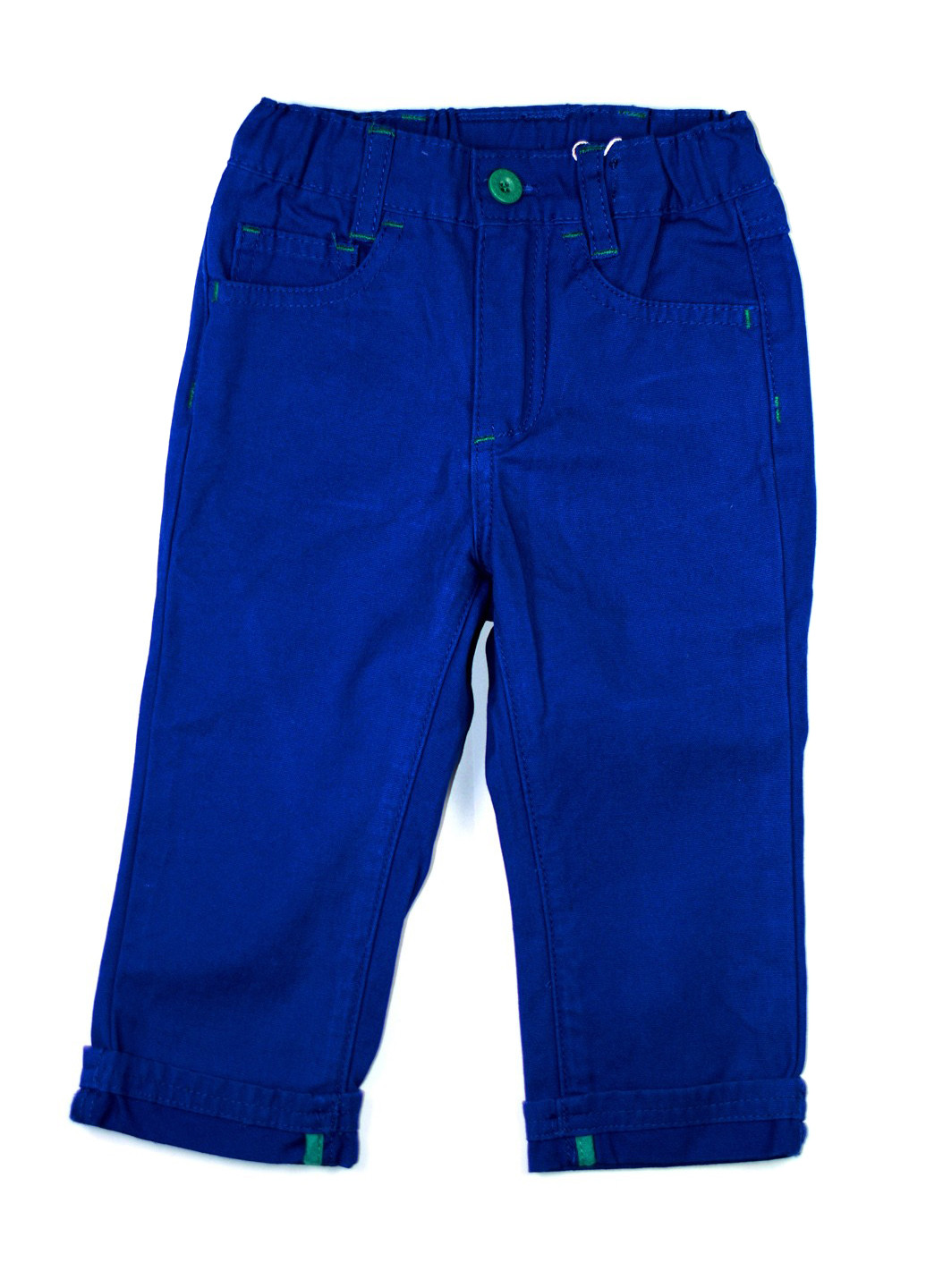 Синие кэжуал демисезонные брюки прямые Coccodrillo