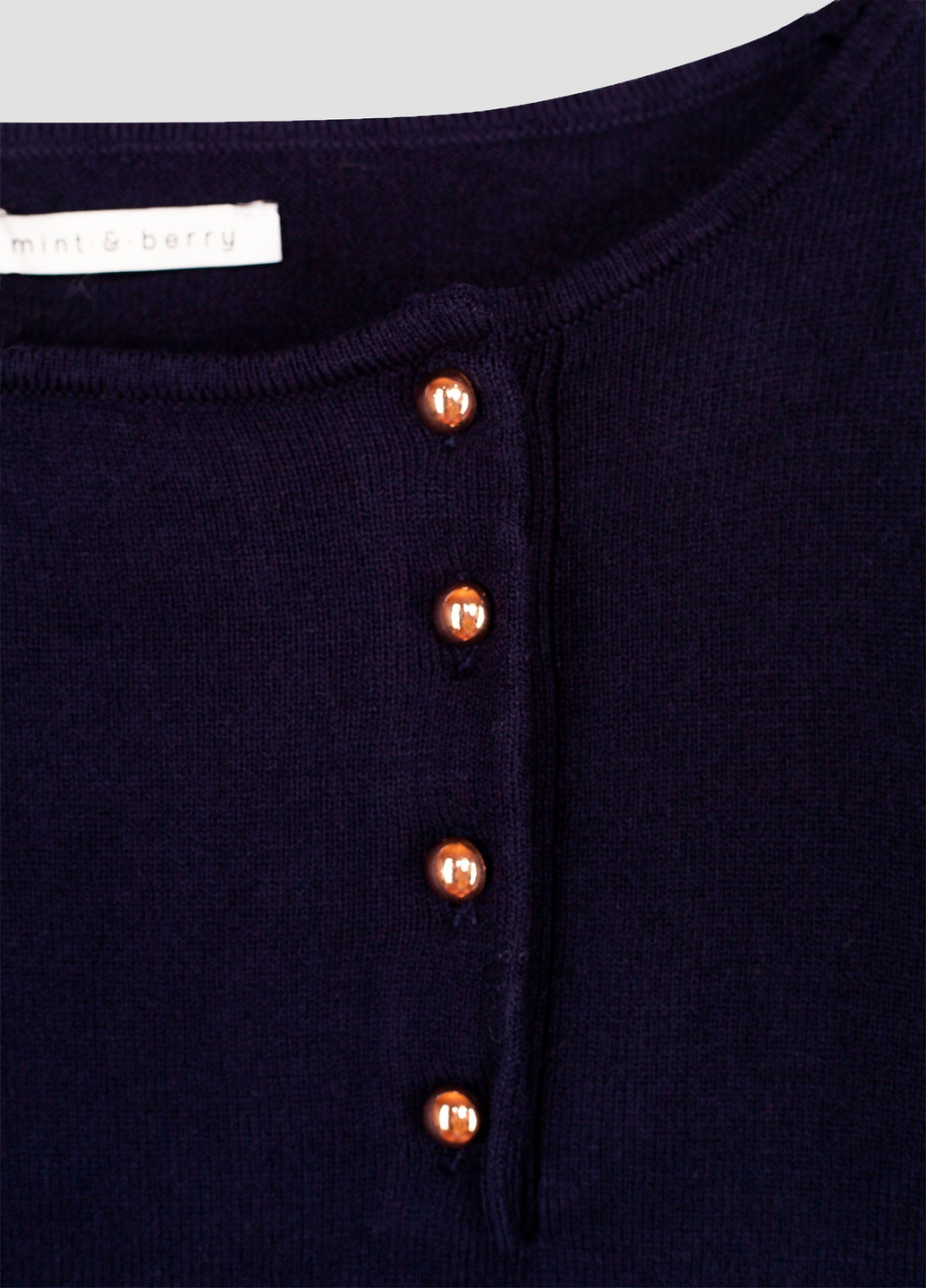 Темно-синий демисезонный свитер MINT&BERRY