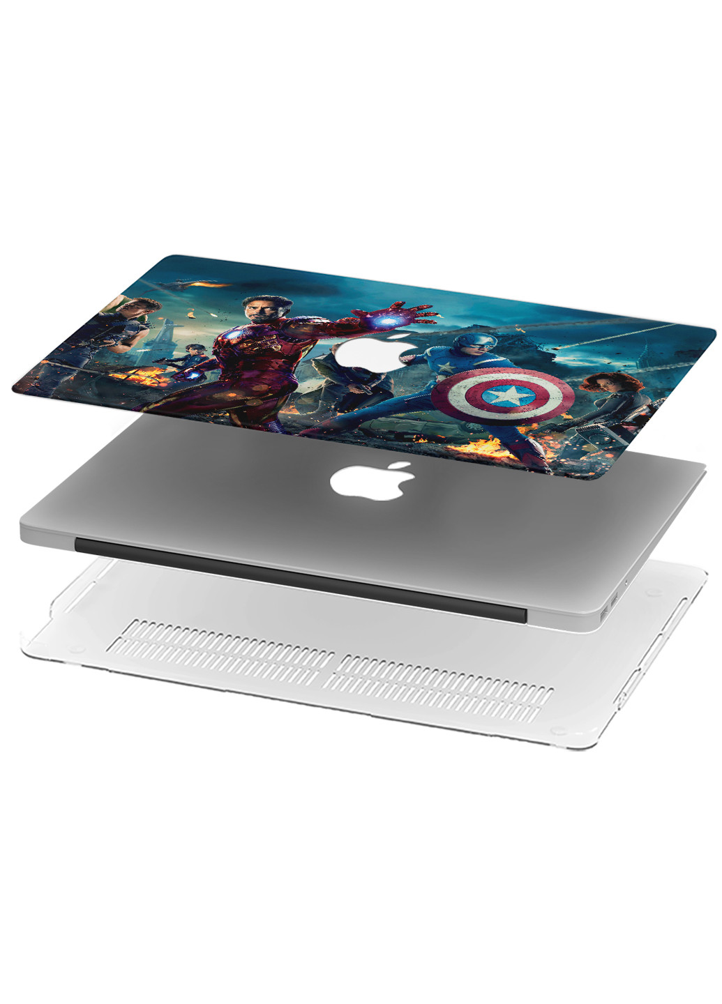 Чехол пластиковый для Apple MacBook Pro 13 A2289 / A2251 / A2338 Марвел (Marvel) (9772-1695) MobiPrint (218539527)