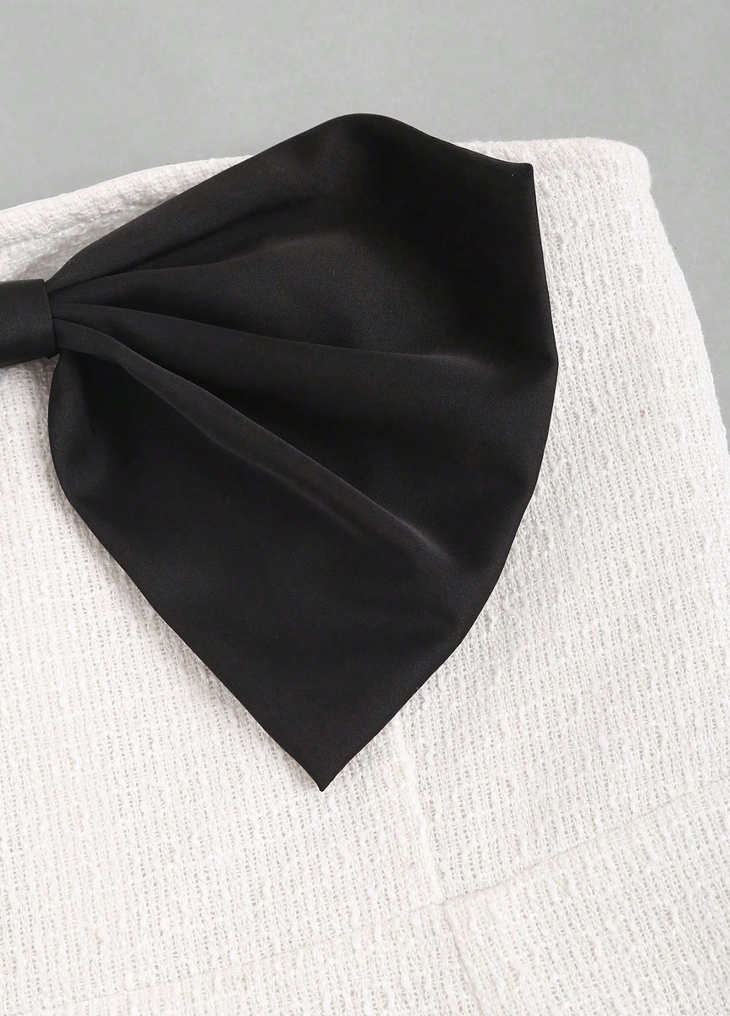 Білий кежуал сукня бандо SHEIN однотонна