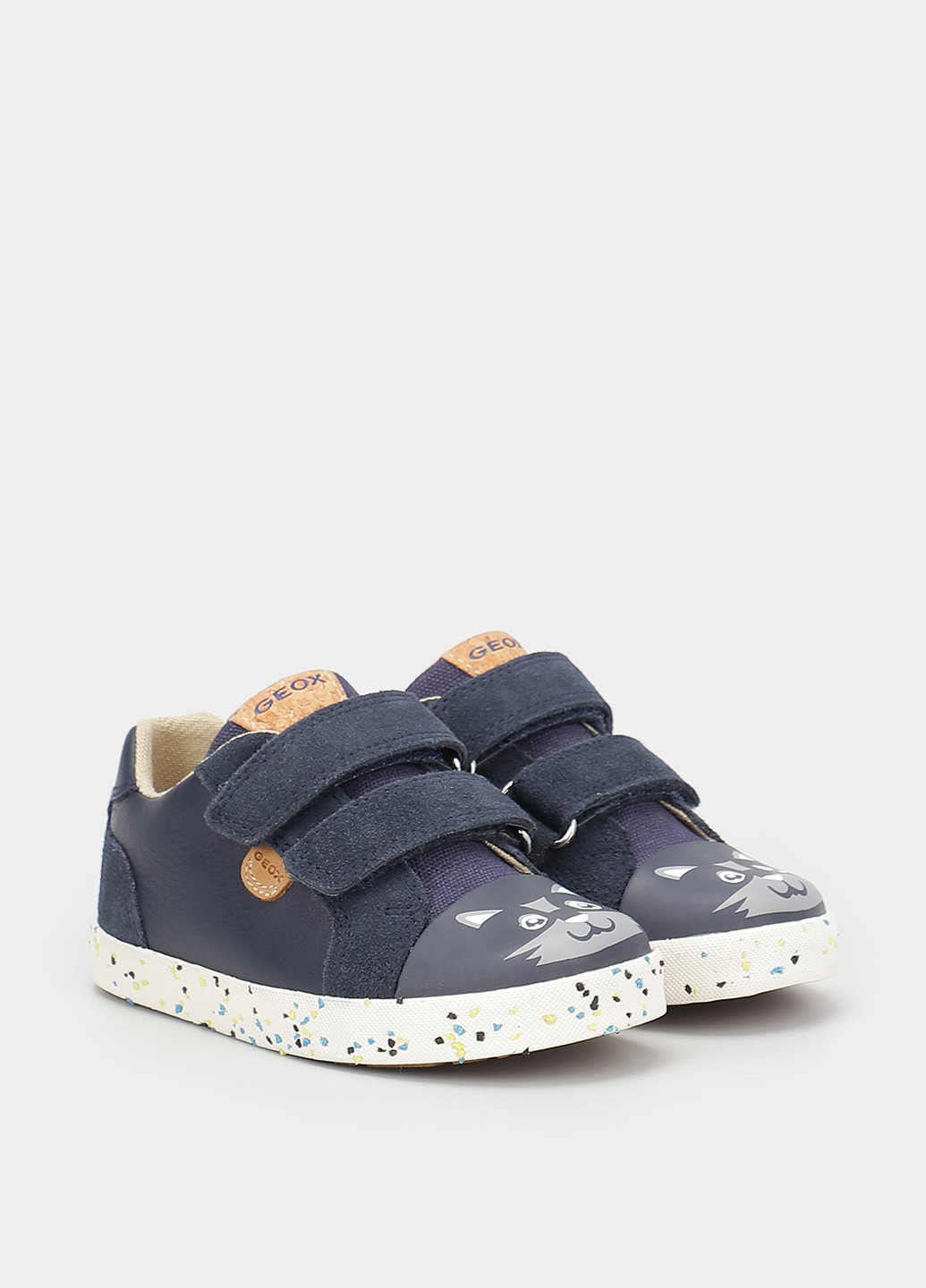 Темно-синие кеды Geox