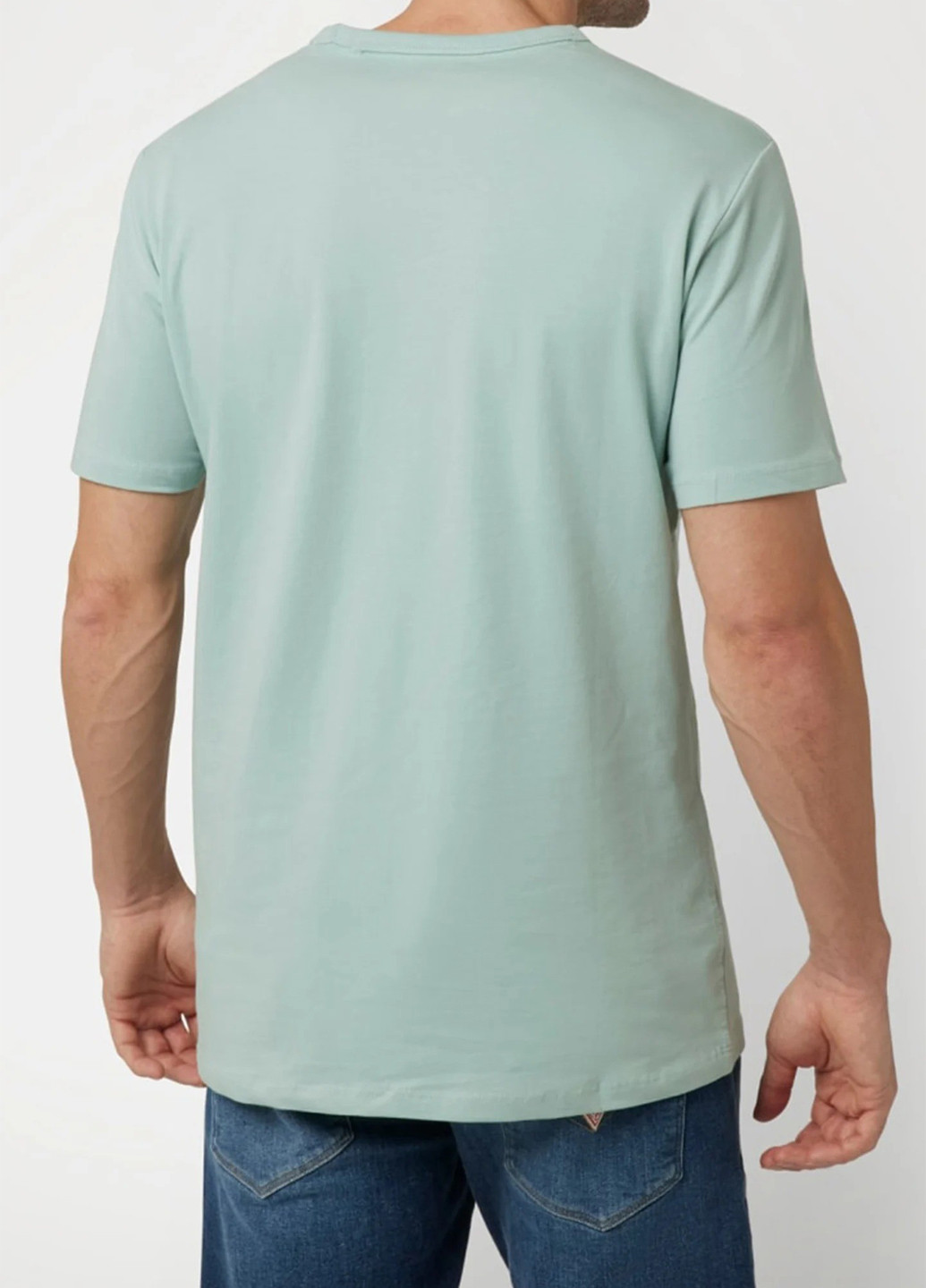 Светло-бирюзовая футболка Guess