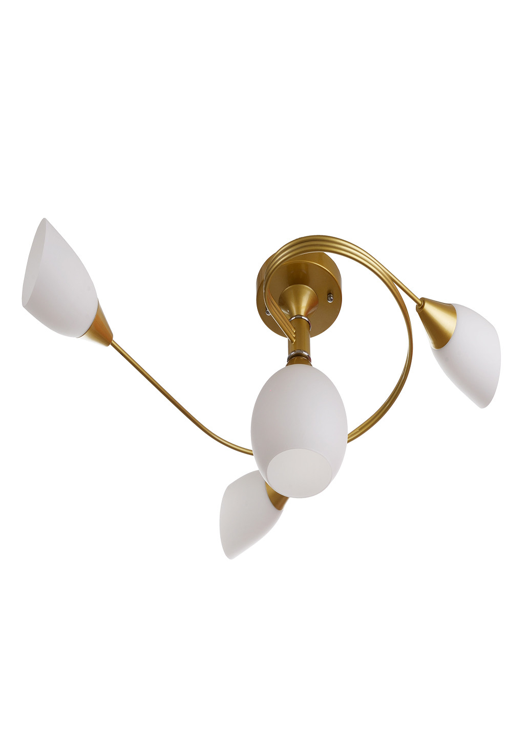 Люстра з золотистим покриттям на 4 лампочки BR-01 609C/4 E27 G Brille (251290864)