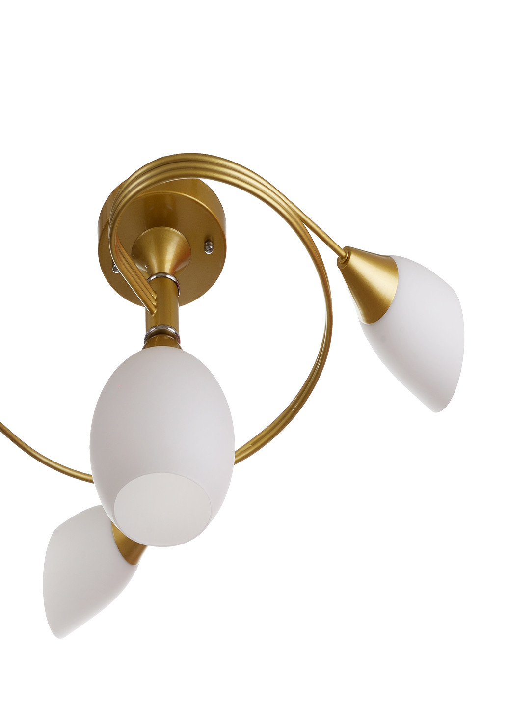 Люстра з золотистим покриттям на 4 лампочки BR-01 609C/4 E27 G Brille (251290864)