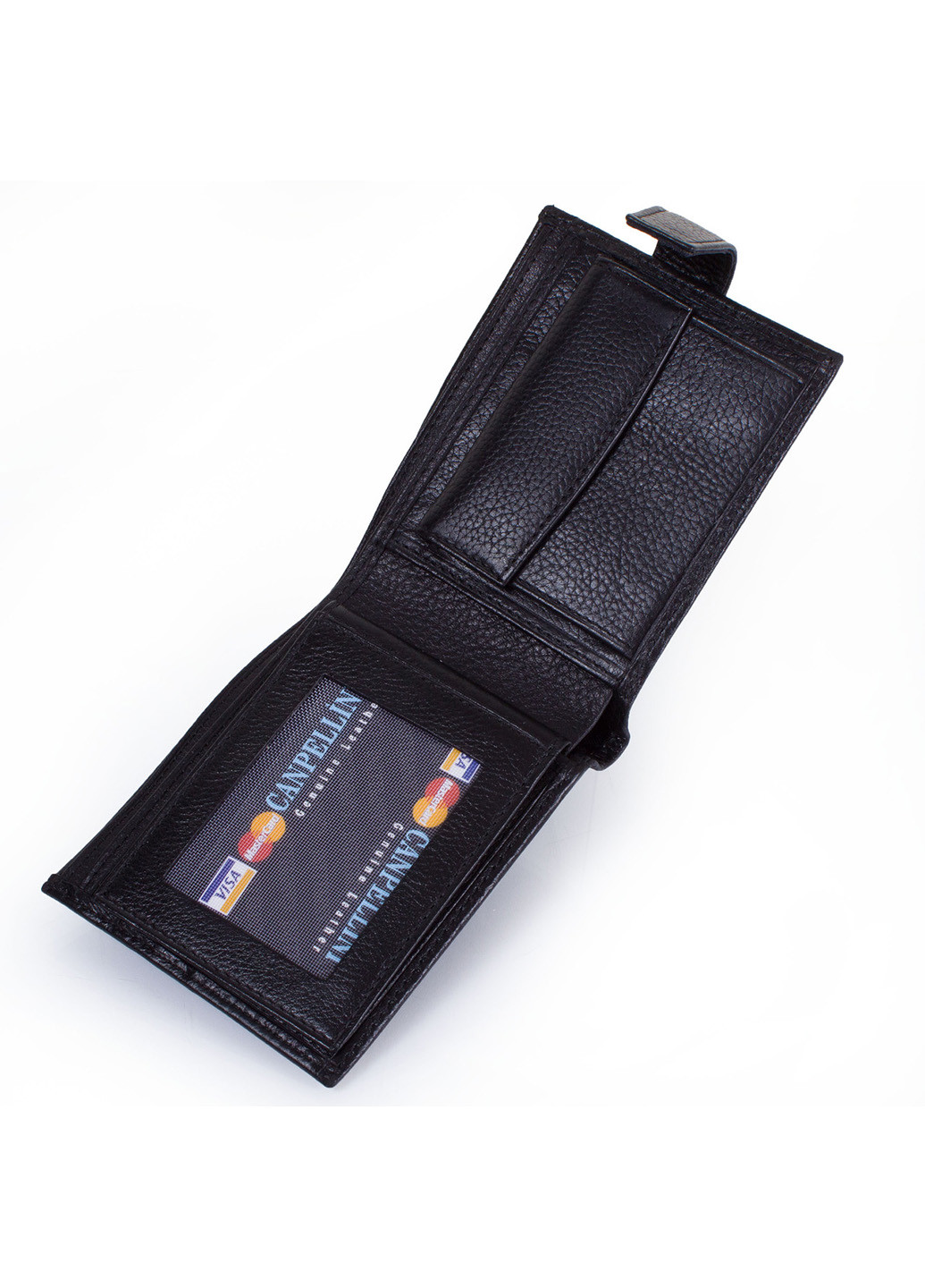 Мужской кожаный кошелек 12х10х2 см Canpellini (216146497)