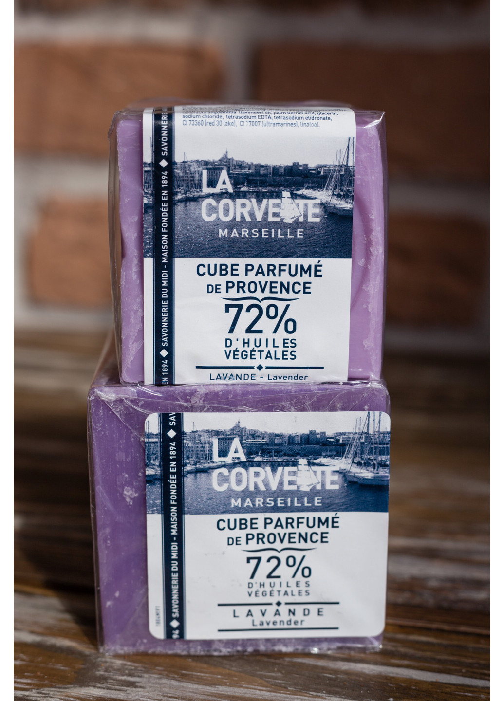 Прованское мыло Cube LAVANDE 200g 270203-COR La Corvette