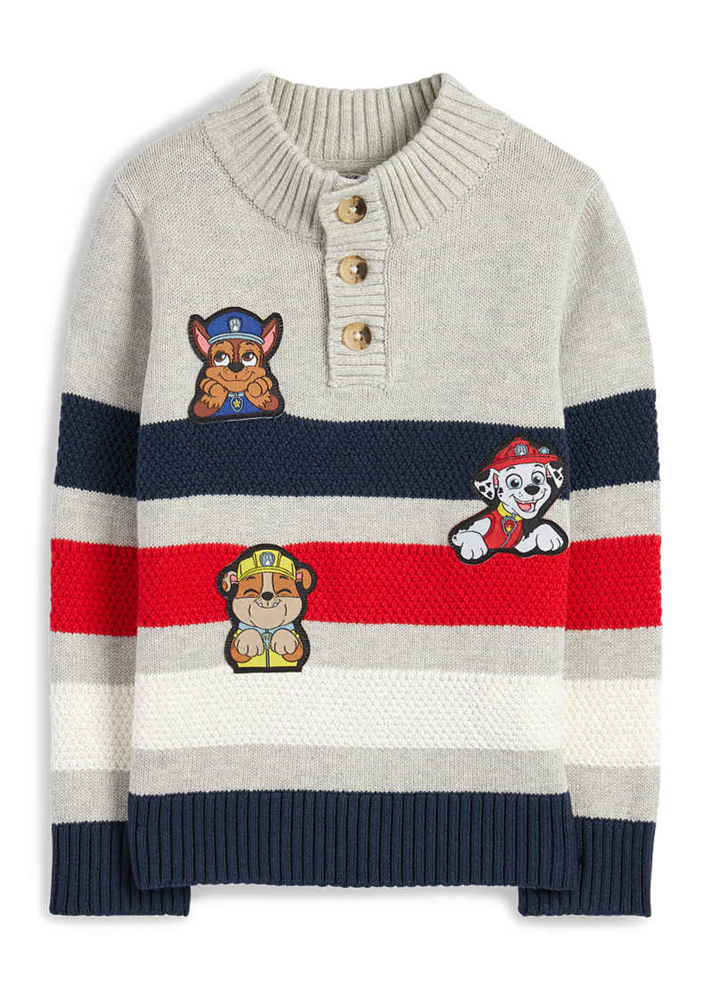 Светло-серый демисезонный свитер C&A