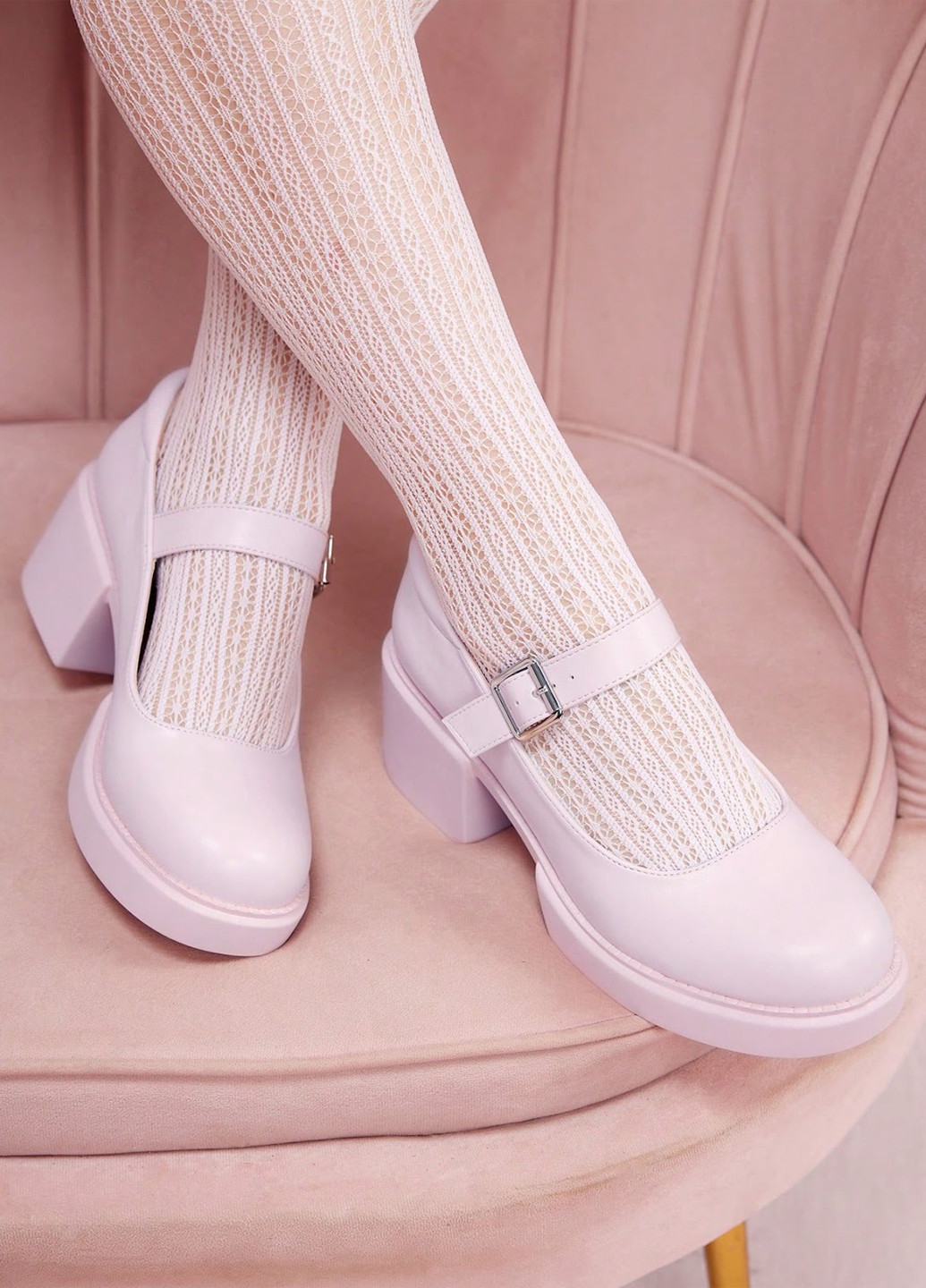 SHEIN Туфлі мері джейн світло-рожевий з штучна шкіра, китай — демісезон (322984632)