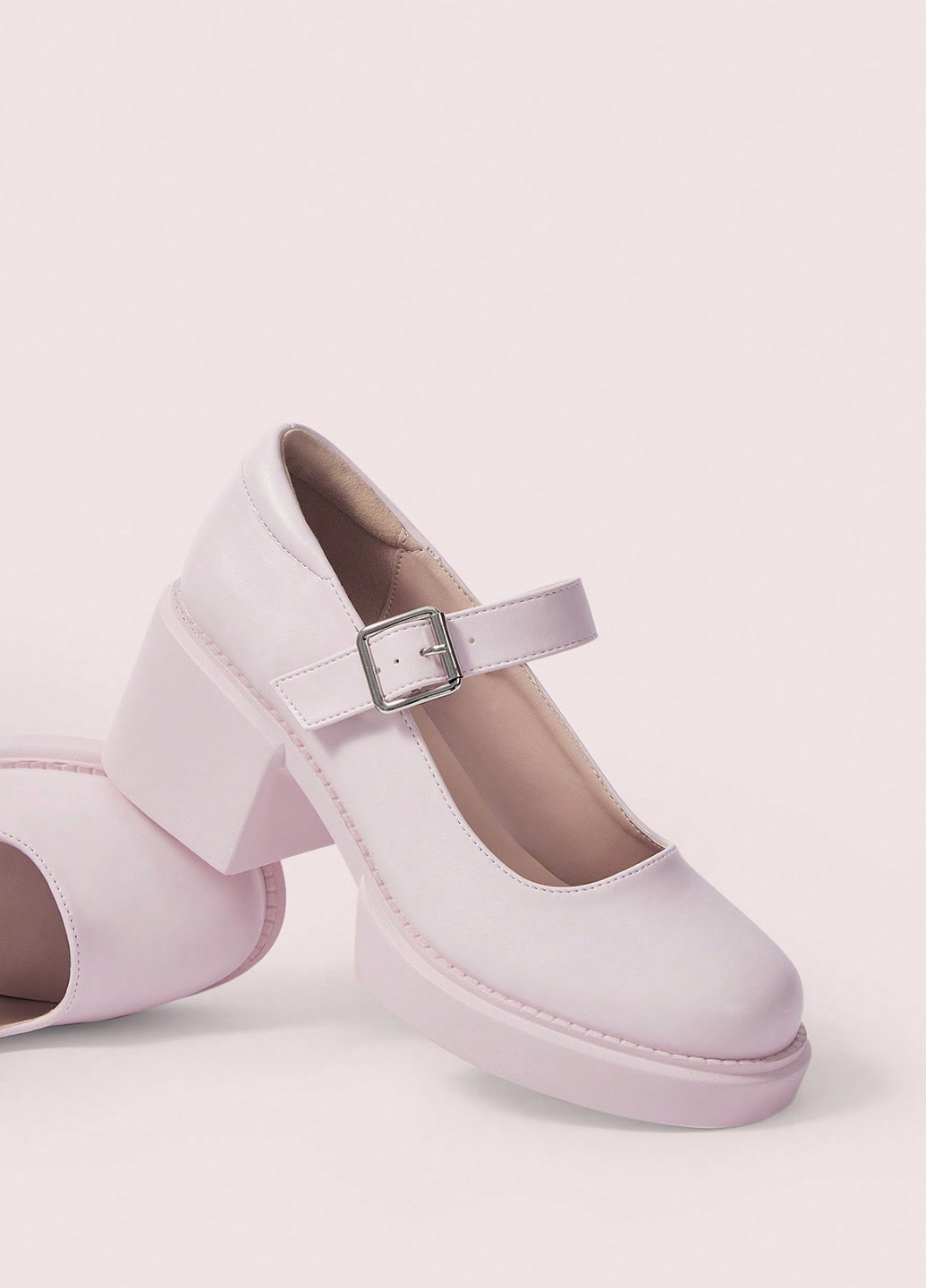 SHEIN Туфлі мері джейн світло-рожевий з штучна шкіра, китай — демісезон (322984632)