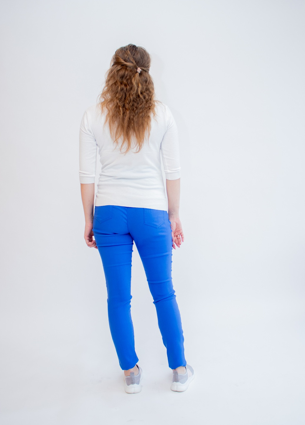 Голубые летние джеггинсы джинсы для беременных premom s голубые (42-44) Makosh.top