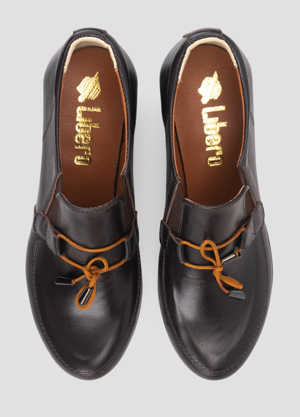 Libero Туфли литы коричневый з натуральная кожа, швеция — лето (326221215)