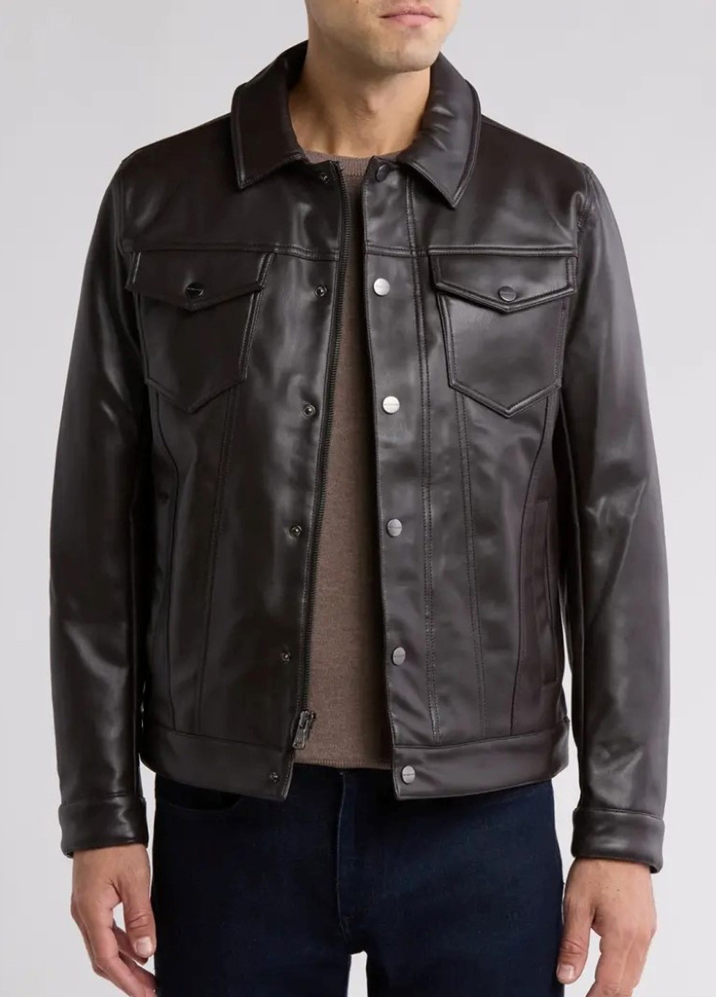 Коричневая демисезонная куртка Michael Kors