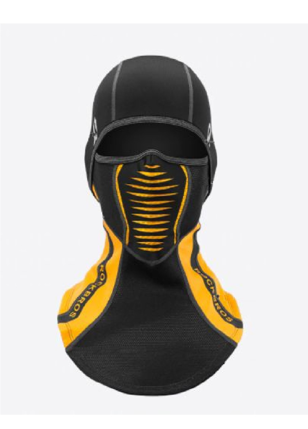Francesco Marconi термо маска флисовая балаклава зимний бафф шарф подшлемник лыжная шапка (472823-prob) черно желтая логотип комбинированный кэжуал флис производство - Китай