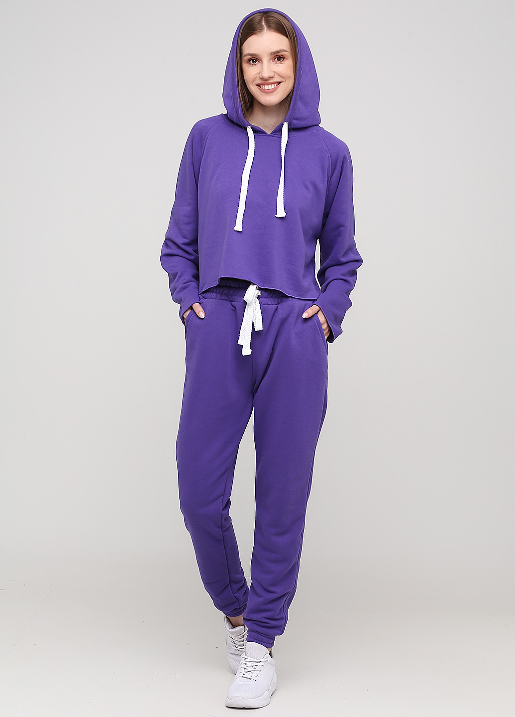 Фиолетовые кэжуал демисезонные джоггеры брюки Shik