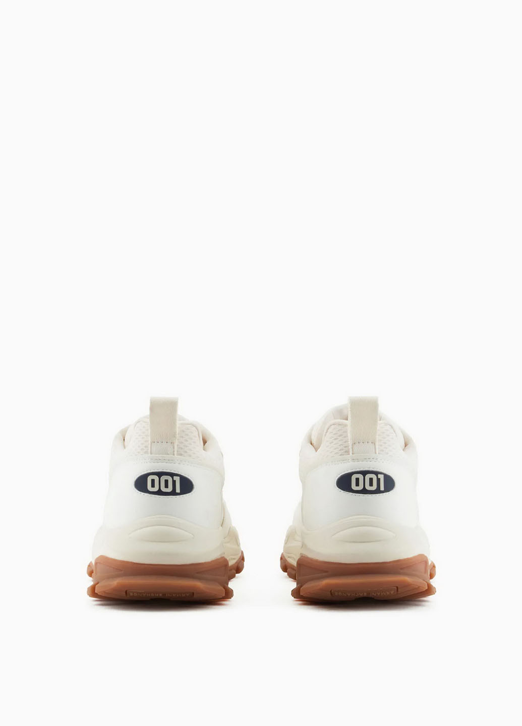 Белые летние кроссовки Armani Exchange