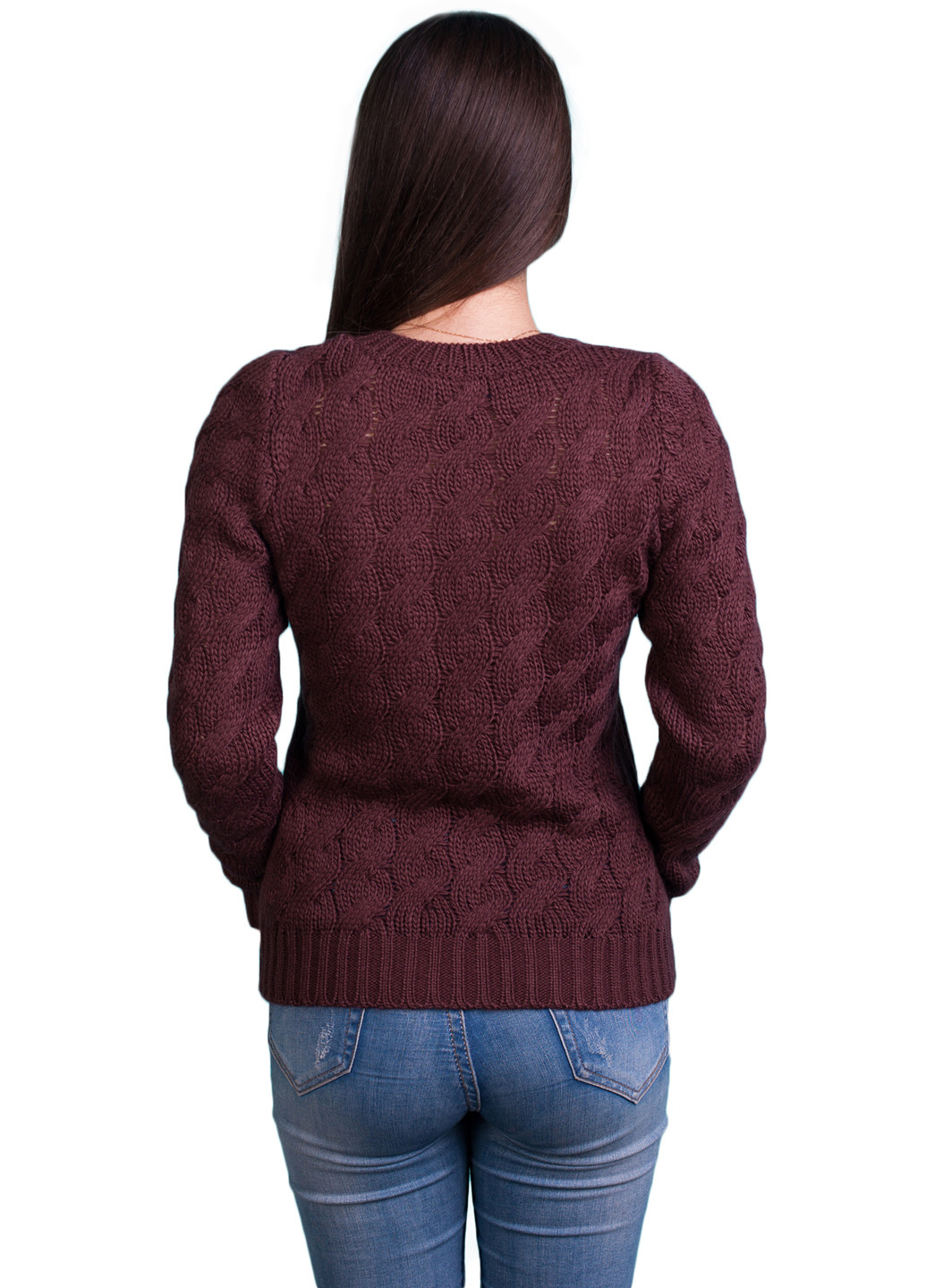 Коричневый демисезонный пуловер пуловер Bakhur