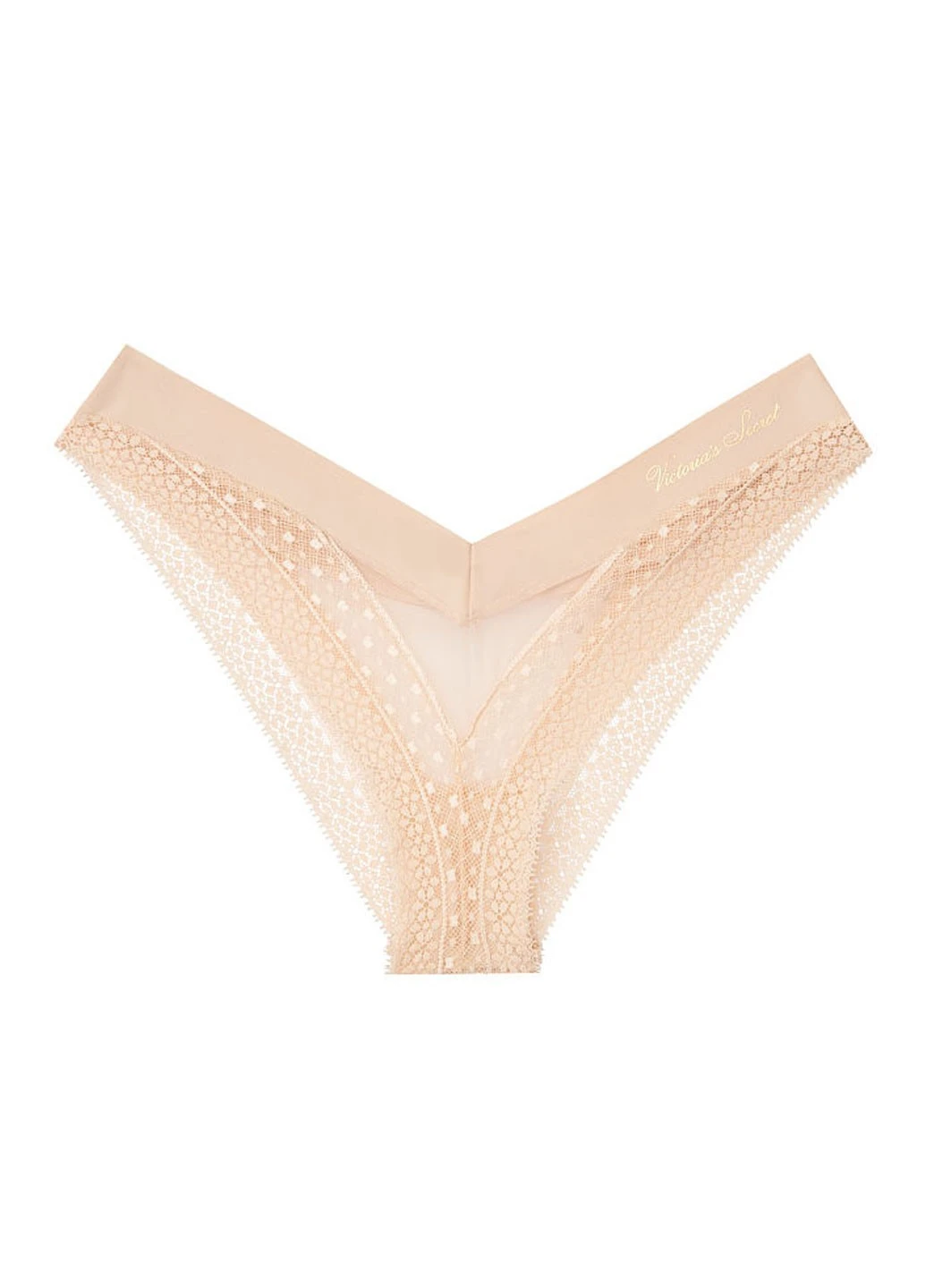 Світло-бежевий демісезонний комплект (бюстгальтер, труси) Victoria's Secret