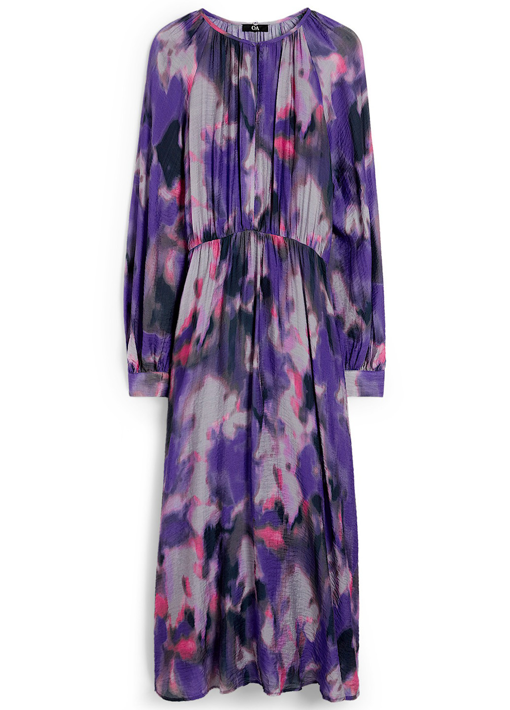 Фіолетова кежуал сукня а-силует C&A з абстрактним візерунком
