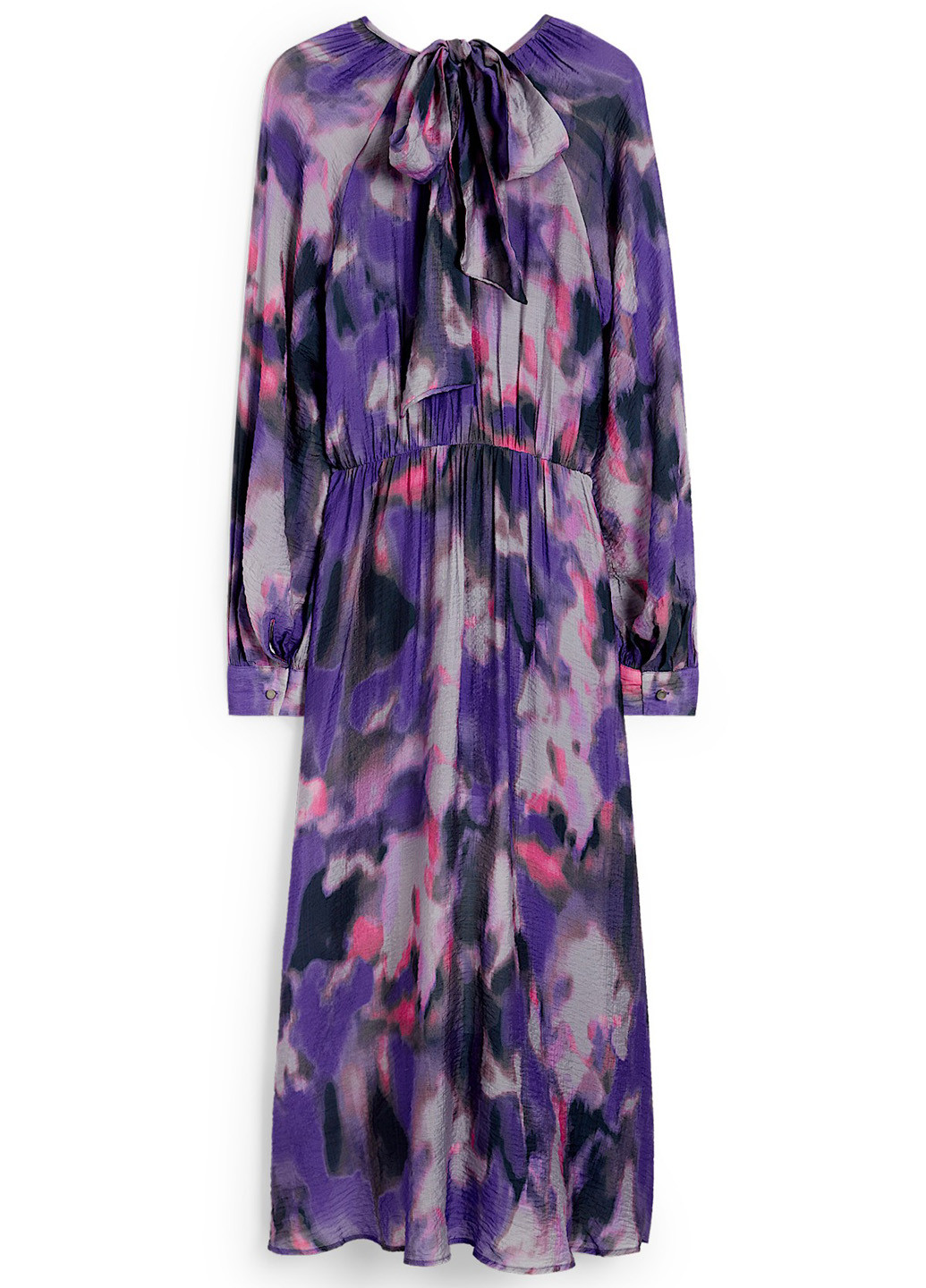 Фіолетова кежуал сукня а-силует C&A з абстрактним візерунком