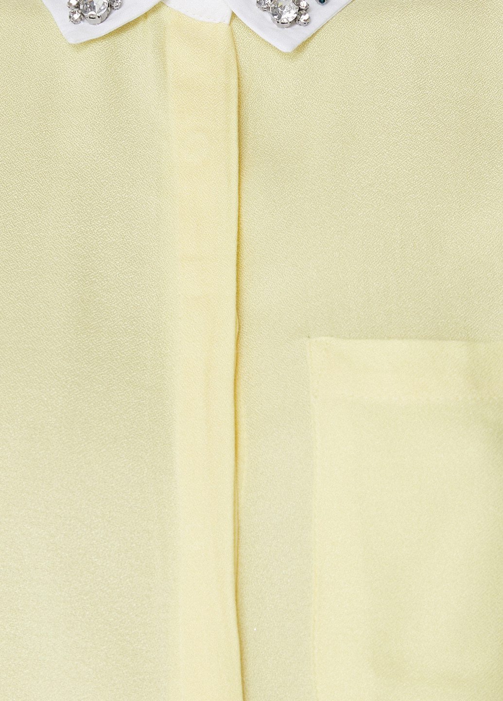 Сорочка KOTON світло-жовта кежуал віскоза