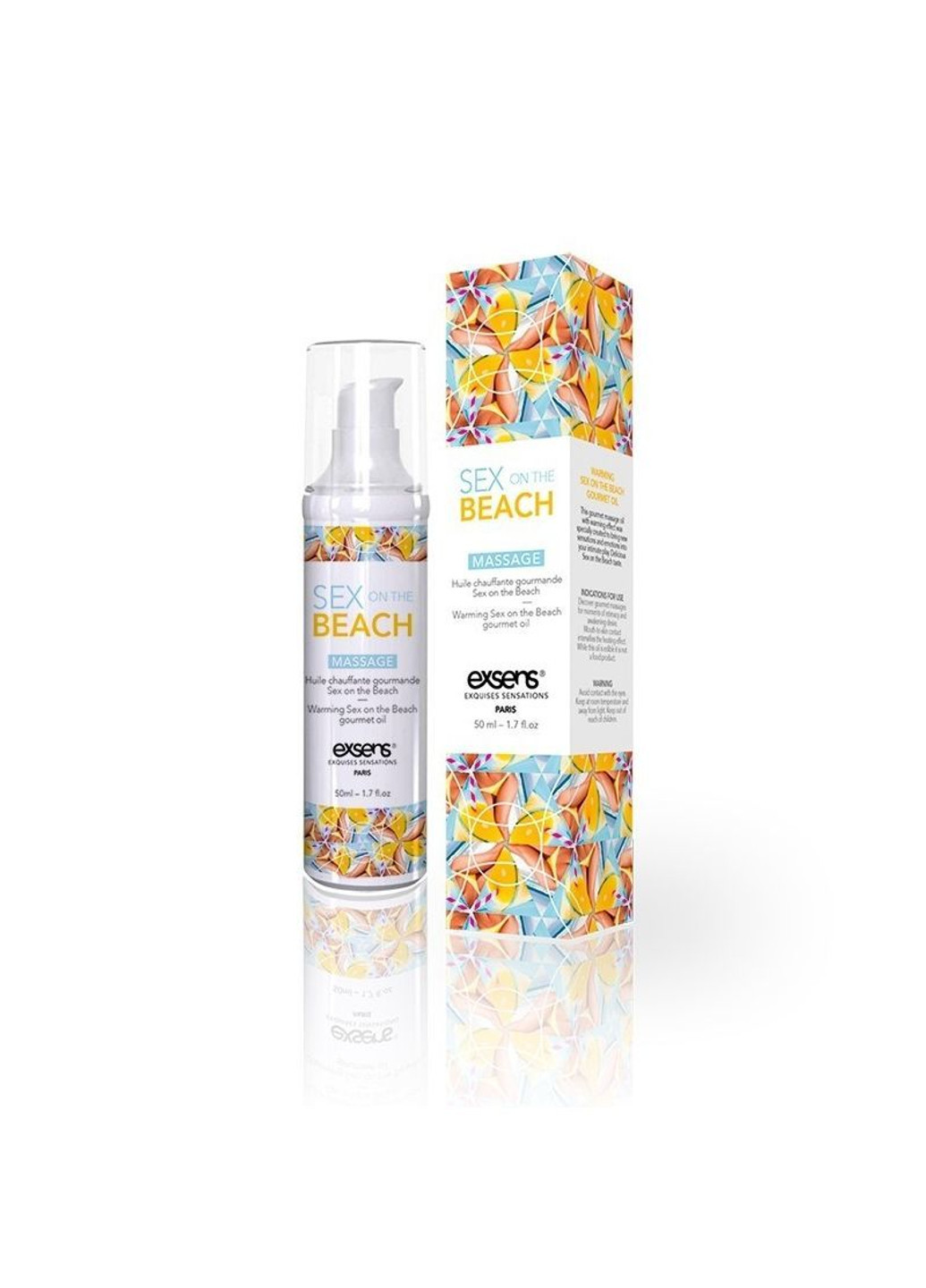 Массажное масло Sex on the Beach 50мл разогревающее Exsens (252156219)