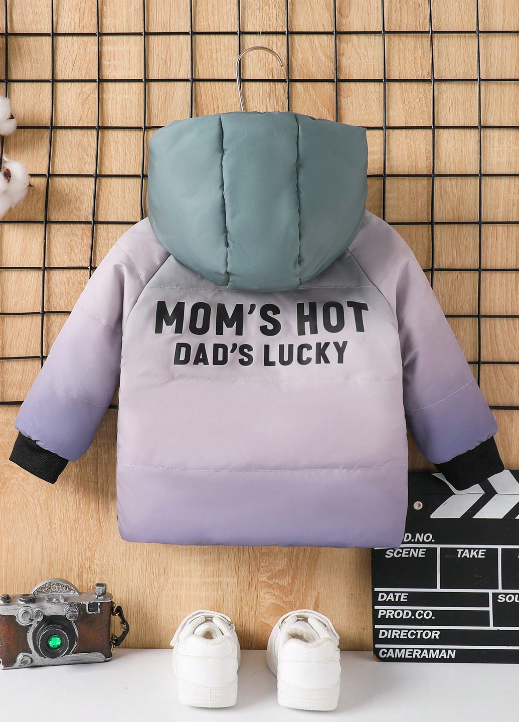 Комбінована демісезонна куртка SHEIN