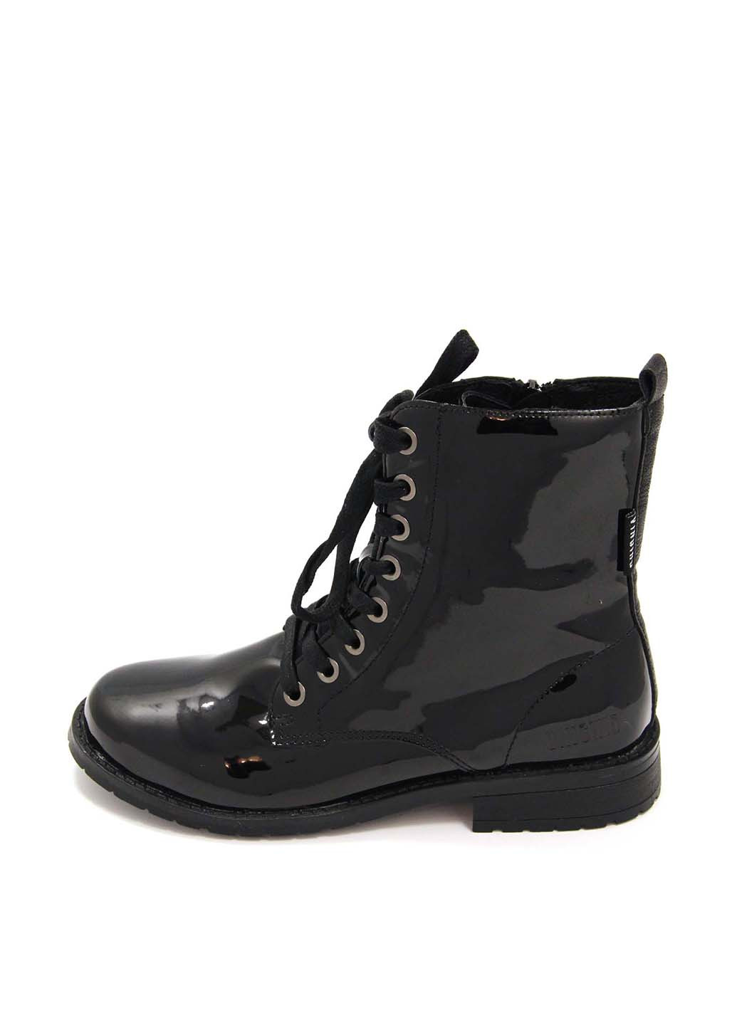 Черные кэжуал осенние ботинки Vingino