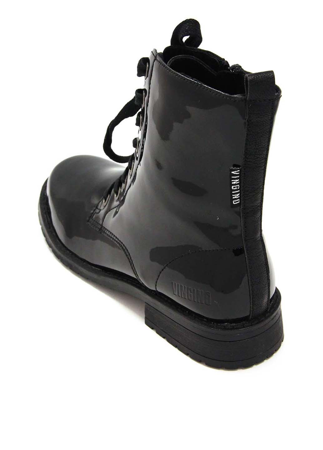Черные кэжуал осенние ботинки Vingino