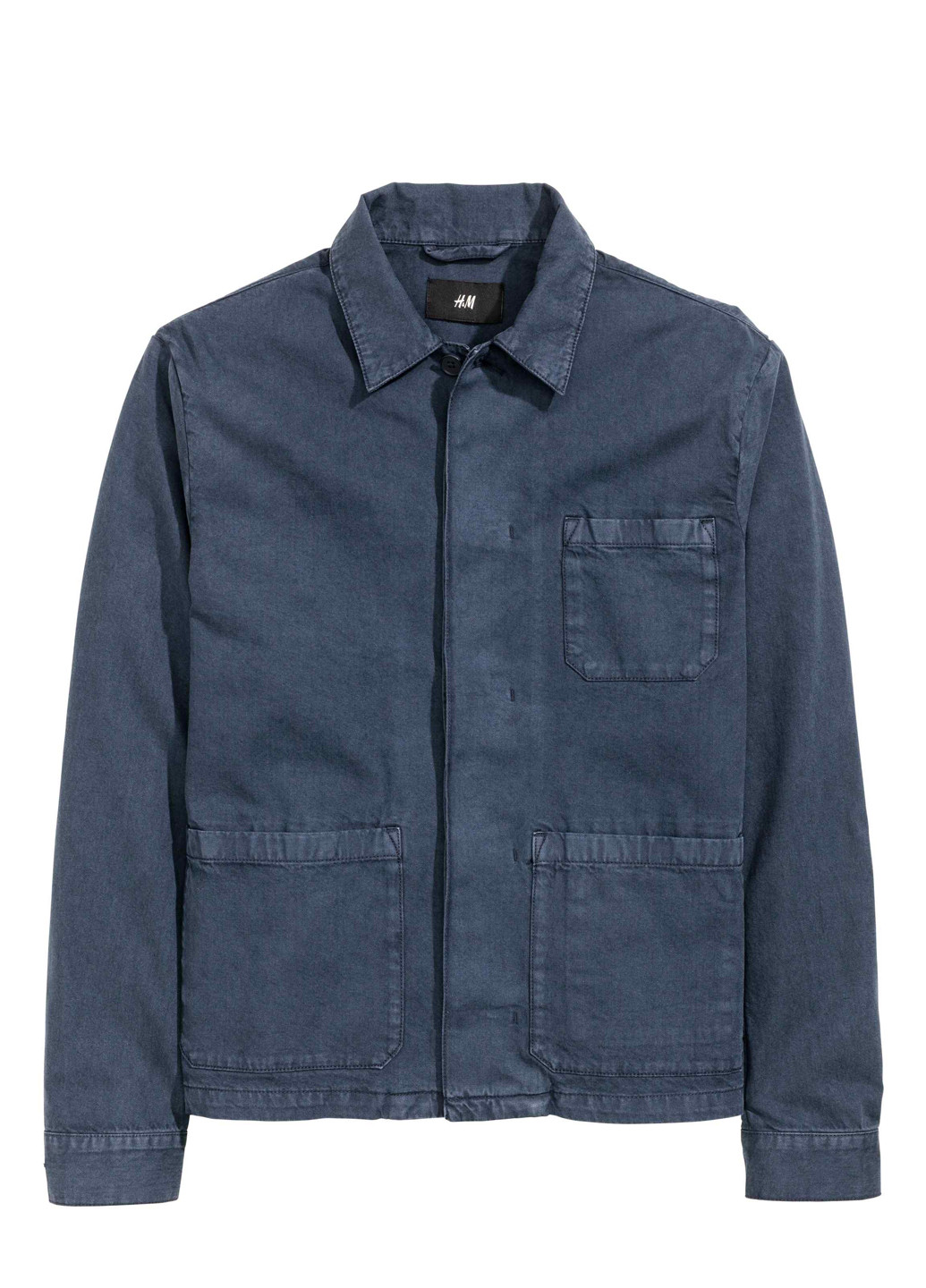Темно-синяя демисезонная куртка H&M