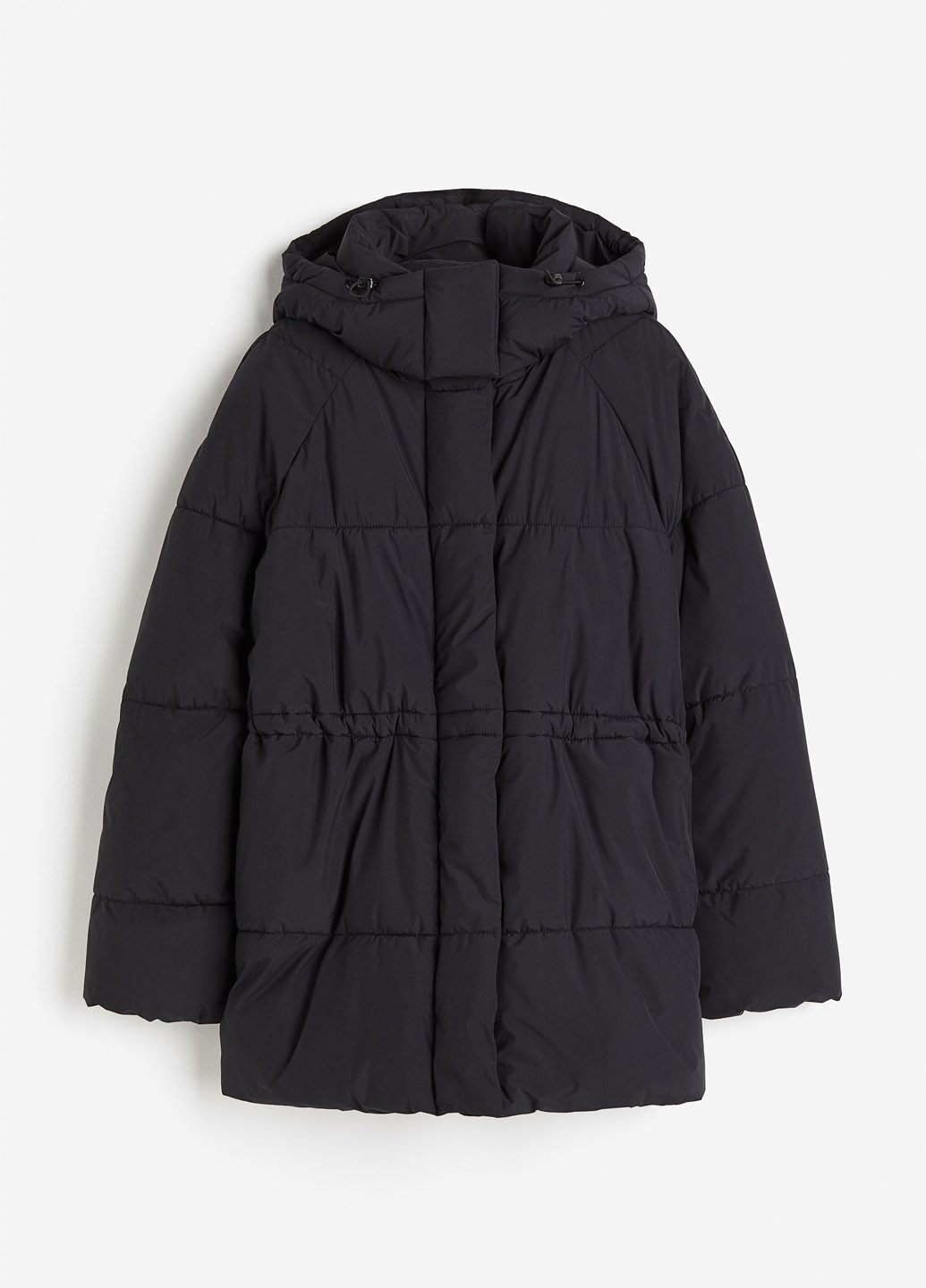 Чорна зимня куртка H&M