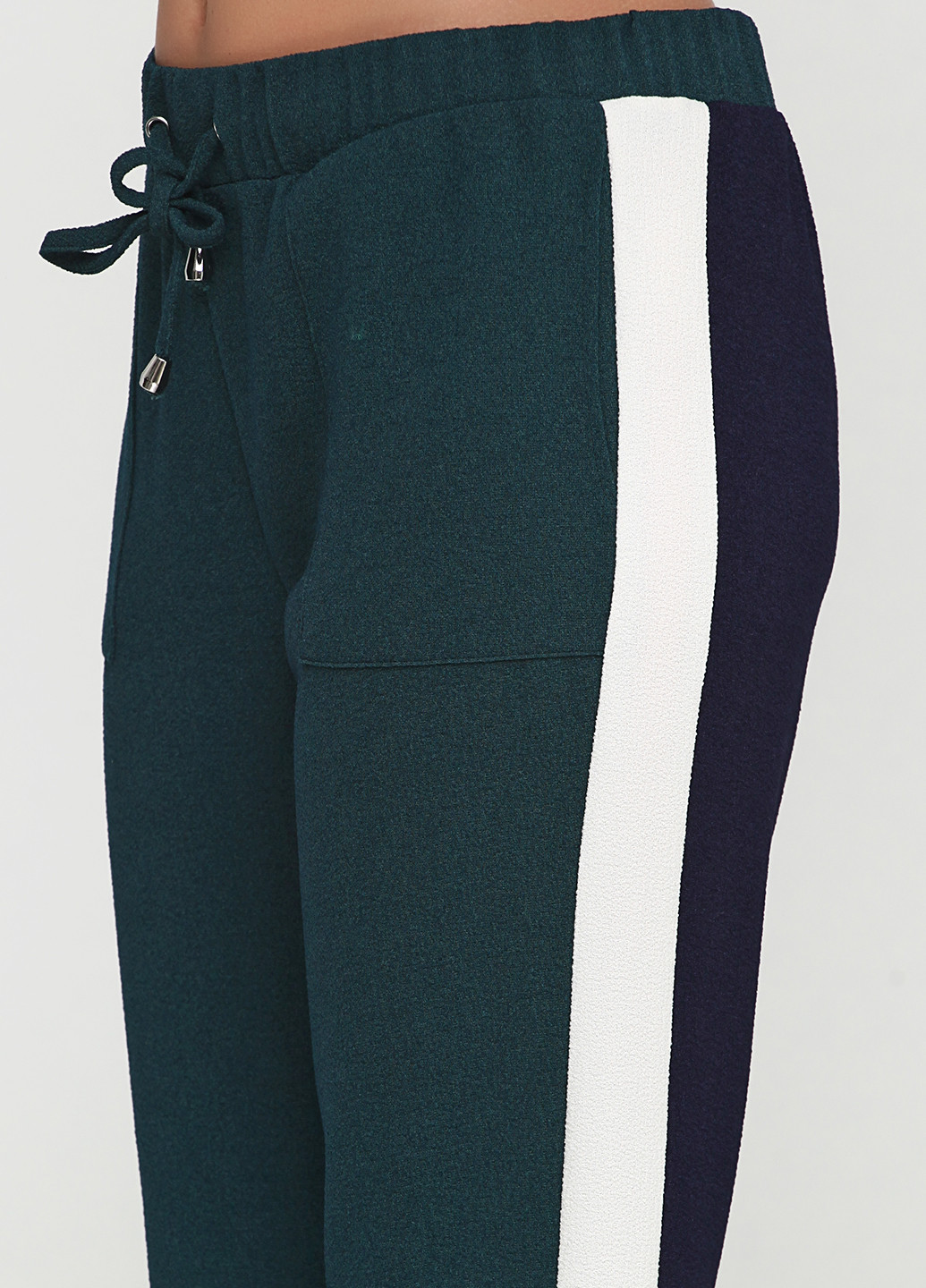 Костюм (джемпер, брюки) Imitz с длинным рукавом меланж зелёный кэжуал