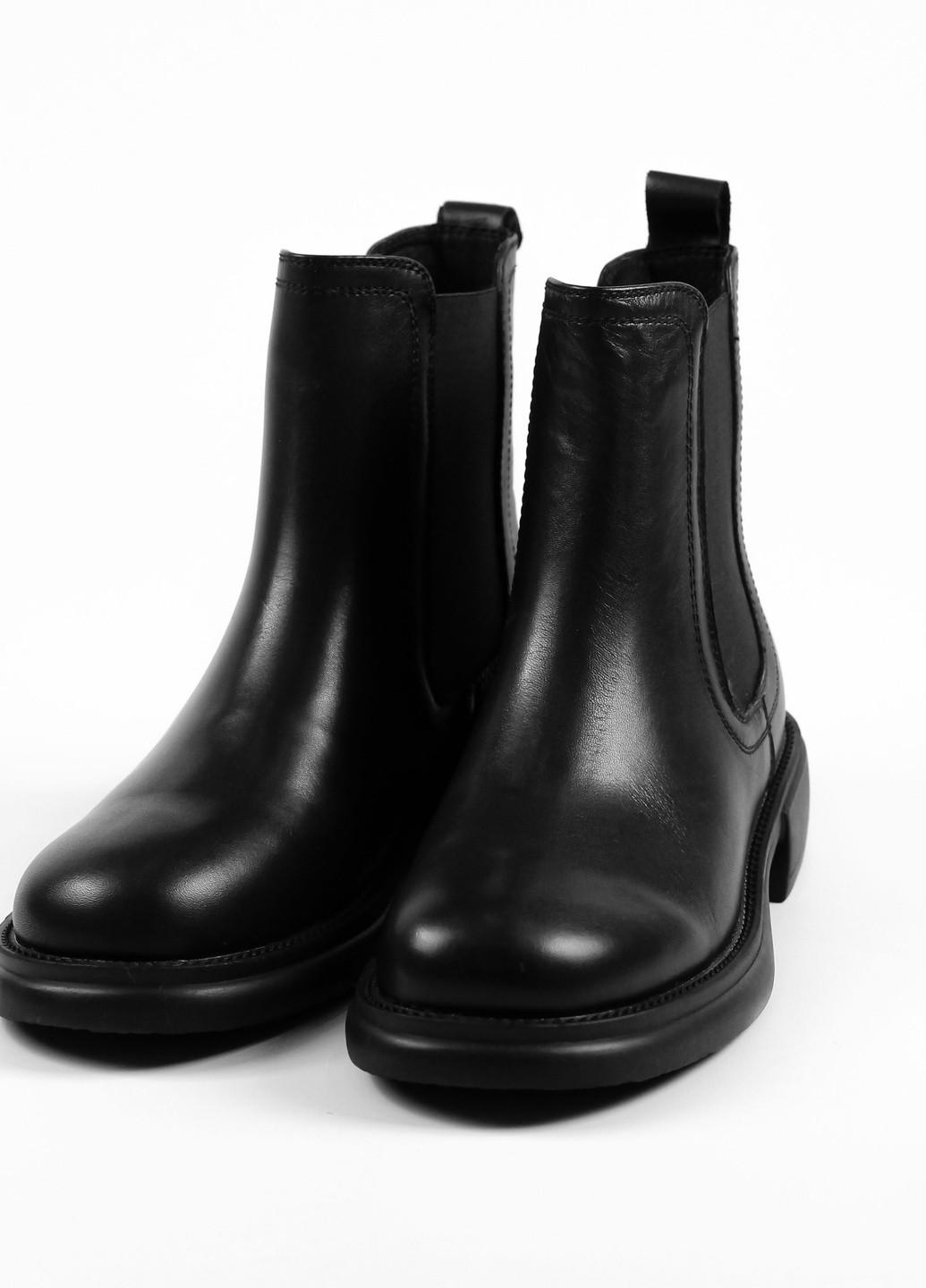 Осенние ботинки челси черные Berkonty