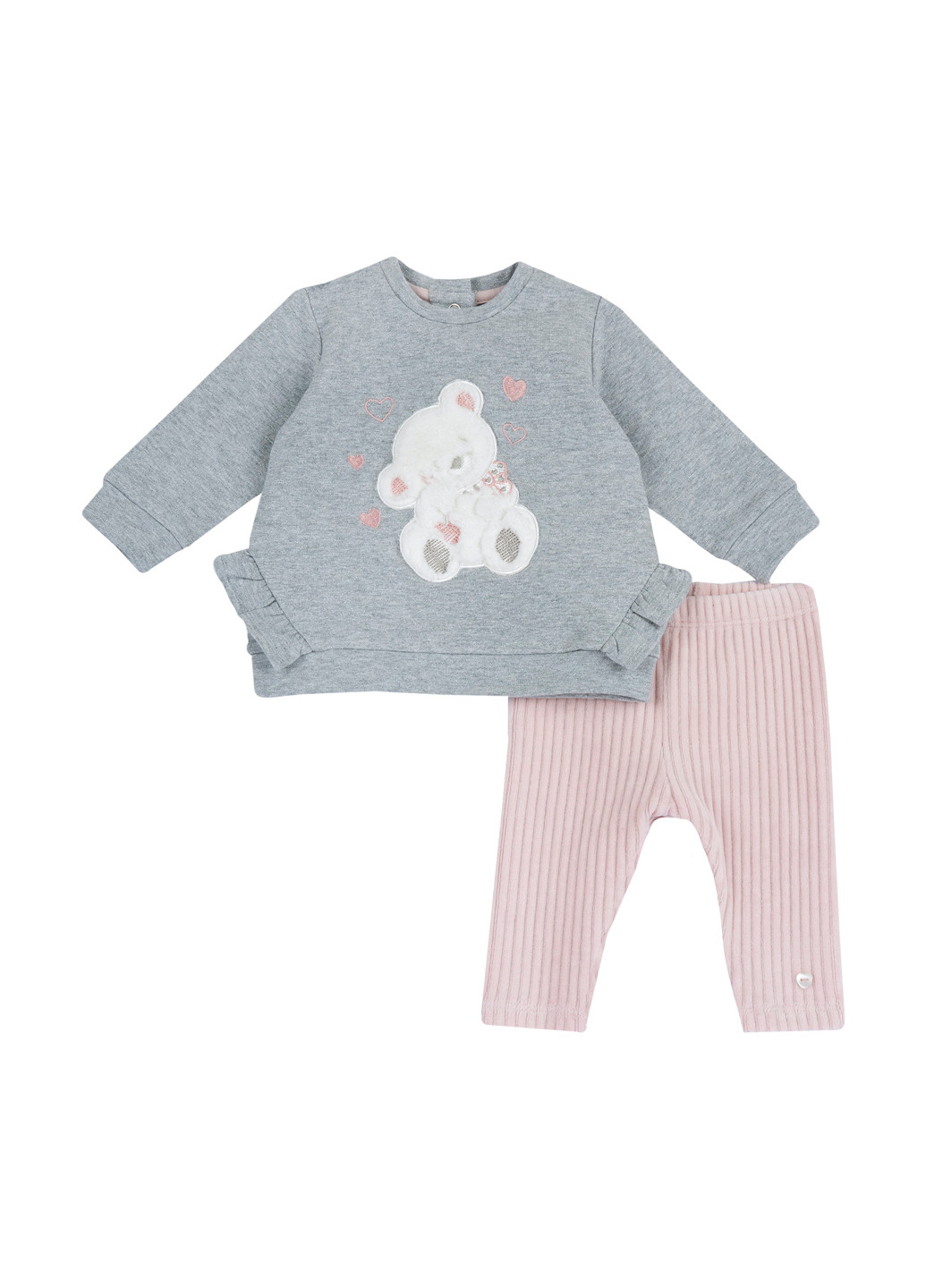 Серый демисезонный комплект (свитшот, леггинсы) Chicco