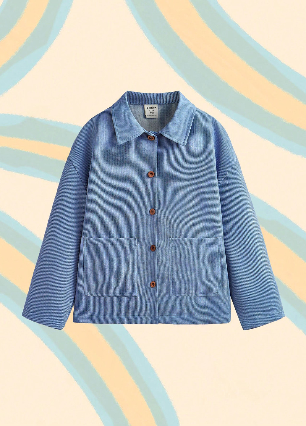 Куртка-сорочка SHEIN (331624313)