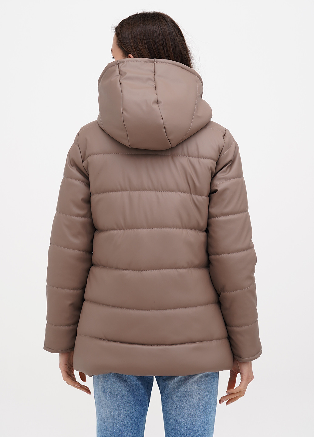 Кофейная зимняя куртка Basconi