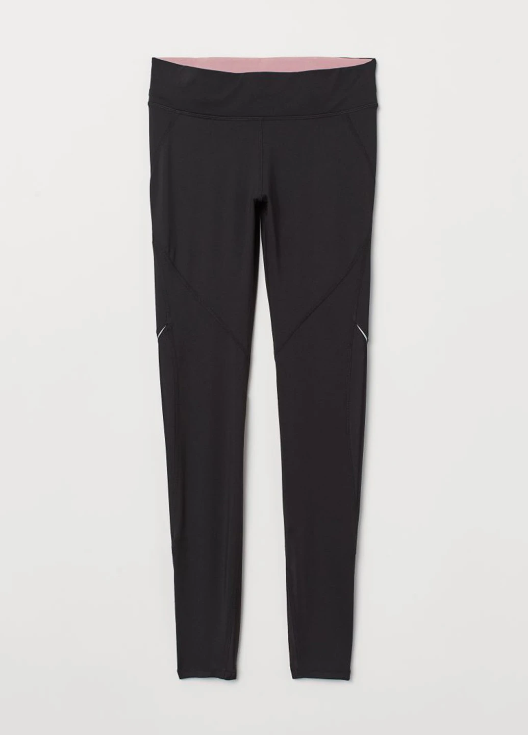 Черные демисезонные леггинсы H&M
