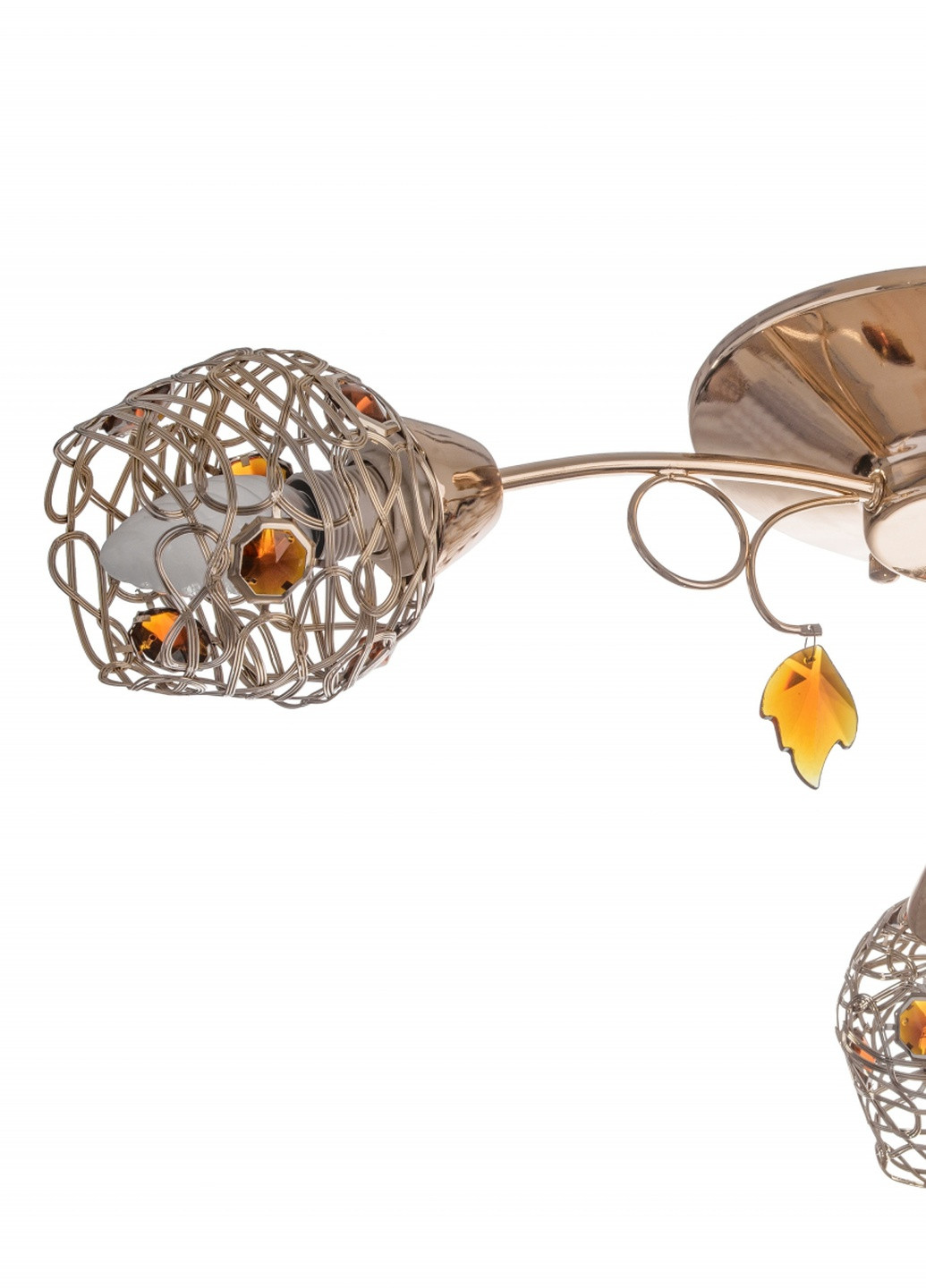 Люстра стельова флористика на 3 плафона LK-159S/3 FGD Brille (253887098)