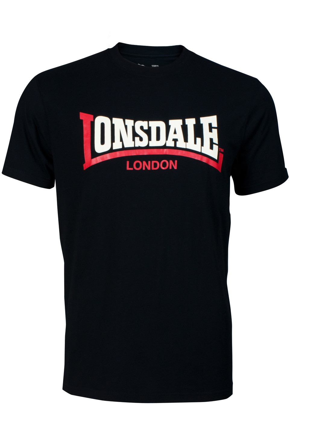 Чорна футболка чоловіча Lonsdale