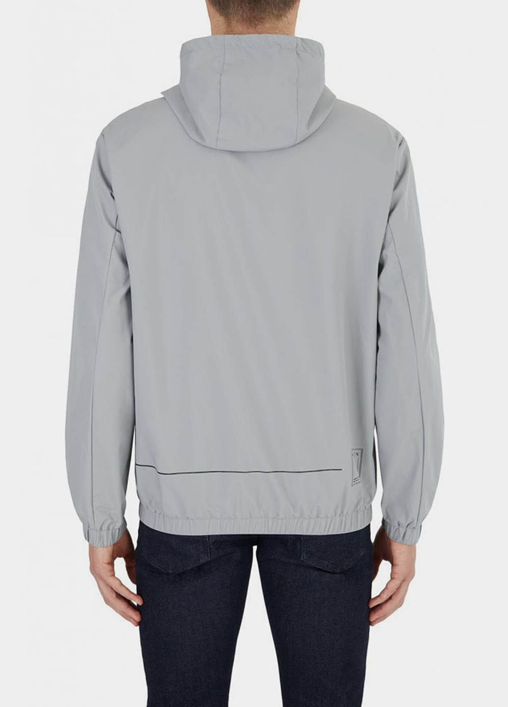 Сіра демісезонна куртка Armani Exchange