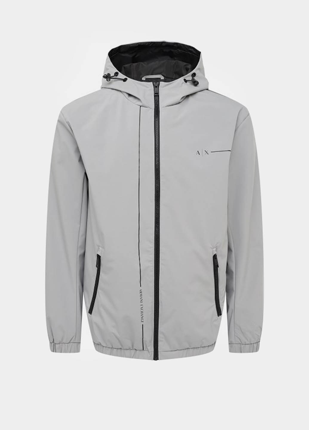 Сіра демісезонна куртка Armani Exchange