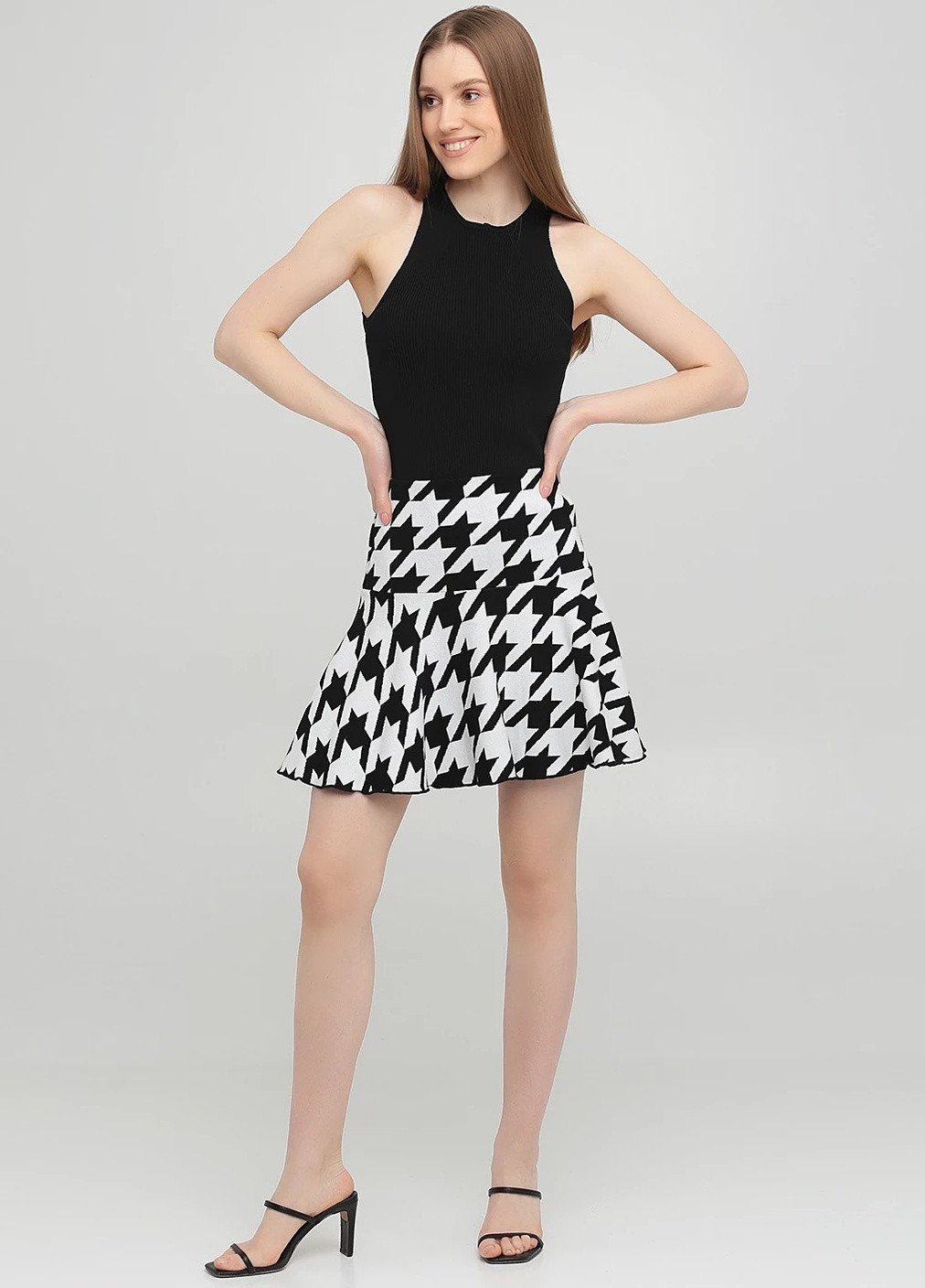 Разноцветная юбка кэжуал Only