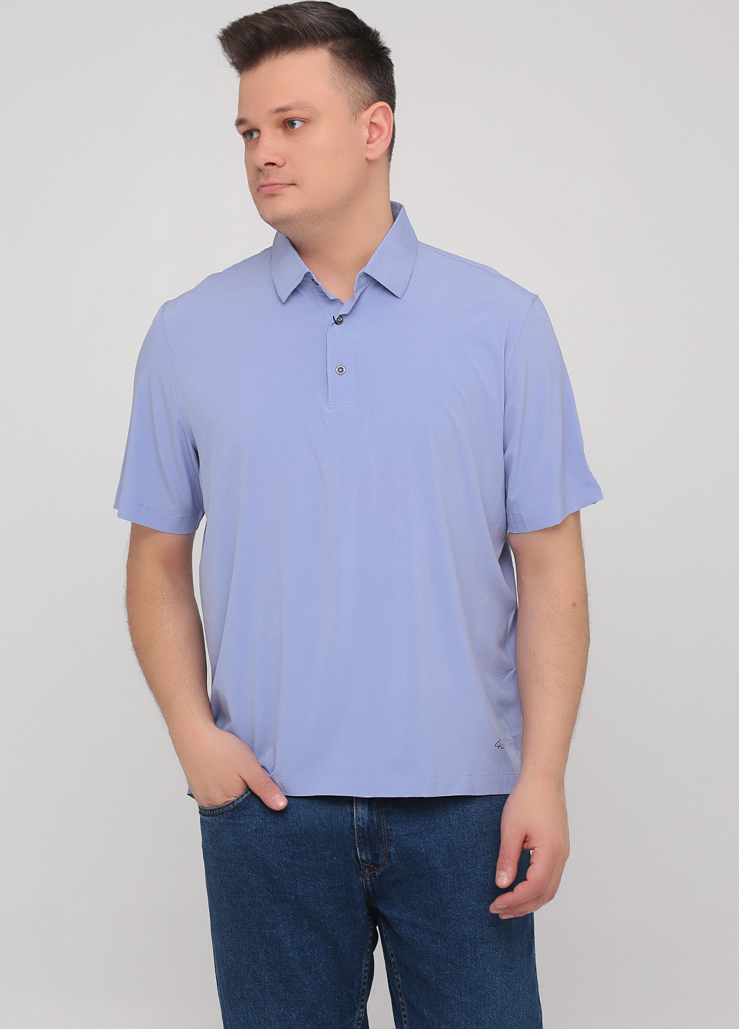 Сиреневая футболка-поло для мужчин Greg Norman