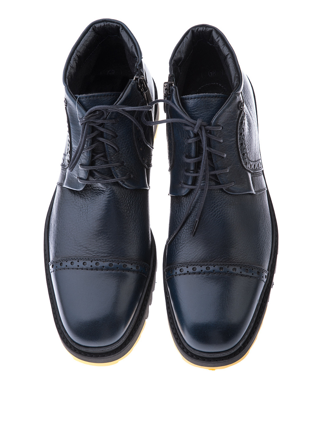 Черные осенние ботинки броги GF.BUTERI