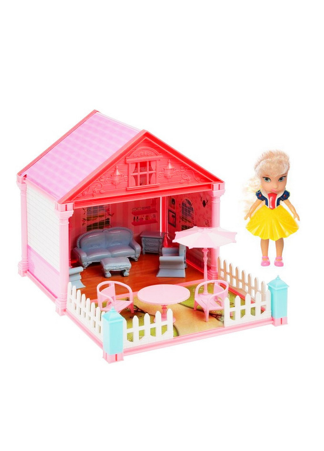 Ляльковий дитячий будиночок з звуковими ефектами 10,5х41х25 см Bambi (253659380)