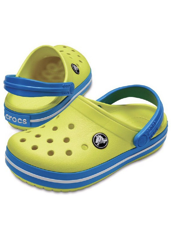 Желтые детские сабо Crocs