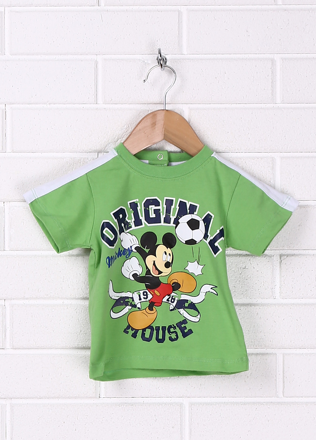 Зеленая летняя футболка Disney