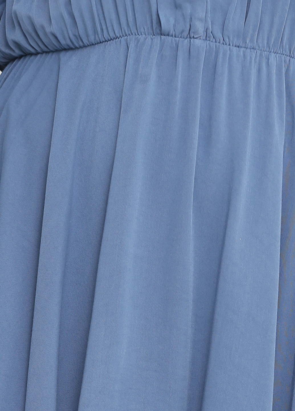 Серо-синее кэжуал платье New Collection однотонное