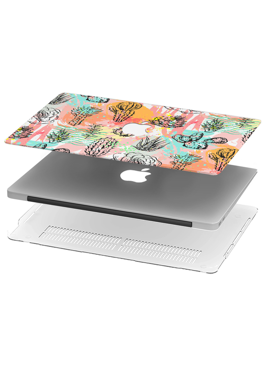 Чохол пластиковий для Apple MacBook Pro 13 A1706 / A1708 / A1989 / A2159 / A1988 Кактус (Cactus) (9648-1566) MobiPrint (218347898)